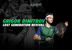 Grigor Dimitrov, representing the Lost Generation in tennis, stages a remarkable comeback, symbolizing resilience and determination