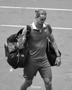 an image of zverev after losing in the final match against Alcaraz in french open