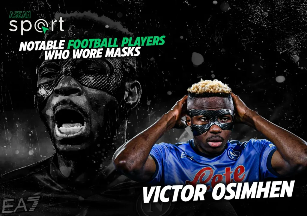 Victor Osimhen wears a vision-limiting face mask since his nose is fractured. He is handling fitness problems brought on by the end of the club season. He has only one goal, from the penalty mark.